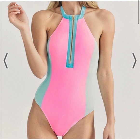 LoveShackFancy Swim Loveshackfancy X Hurley One Piece Swimsuit